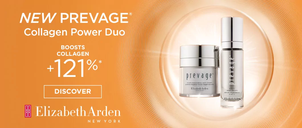 NEW PREVAGE Collagen Power Duo | Elizabeth Arden New Zealand Skincare